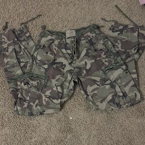 Abercrombie & Fitch Kids Camouflage Cargo Shorts